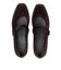 W7053　FLAT MARY JANE　V/BROWN　682249-0002