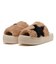 31312870　AS LIGHT PLTS BOA SANDAL　CAMEL/BLACK　683459-0001