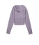 629099　W DT GYM2K CROPPED FZ HOODIE　30PALE PLUM　686455-0001