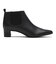 JE-5102　SIDE GORE ANKLE BOOTS5　BLACK　689436-0001