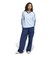 JD2604　W V-NECK LS　CLEARSKY　690002-0001