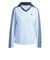 JD2604　W V-NECK LS　CLEARSKY　690002-0001