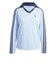 JD2604　W V-NECK LS　CLEARSKY　690002-0001