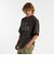 AMT51509BLK　M ｵｰﾊﾞｰｻｲｽﾞｽﾞﾄﾞｼｮｰﾄｽﾘｰﾌﾞTｼｬﾂ　BLK　692768-0001