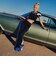 631907　W T7 LOW RISE TRACK PANTS OP　01BK　693257-0001