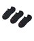 LAS55635BK　U ｽﾆｰｶｰﾚﾝｸﾞｽ3Pｿｯｸｽ　BK　692867-0001
