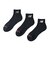 LAS55637BK　U ﾐｯﾄﾞﾚﾝｸﾞｽ3Pｿｯｸｽ　BK　692872-0001