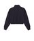 633592　W WORDROBE ESS+ HALF ZIP SWEAT　16NEW NAVY　695318-0001
