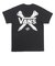 124K1013758　M (AC) Cross Tee S TEE　BLACK　691340-0002
