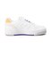 USS25020111　FILA COURT FEATHERY　WHITE/PURPLE　694337-0001