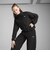 631917　W DARETO OVERSIZED ZIP-OFF　01BK　693261-0001