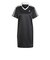 JD2599　W V-NECK SS DRESS　BLACK　690042-0001