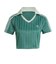 JD2609　W V-NECK POLO　COLLEGIATEGREEN　689988-0001