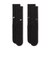 FZ3073　U 2P EMBRDY SOCKS　011BLK/WHT　695572-0001