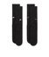 FZ3073　U 2P EMBRDY SOCKS　011BLK/WHT　695572-0001