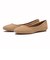 W32437　W GEORGIE BALLET FLATS　TUSCAN SAND SDE　696263-0001