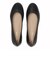 W31945　W GEORGIE BALLET FLATS　BLACK LTR　696262-0001