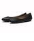W31945　W GEORGIE BALLET FLATS　BLACK LTR　696262-0001