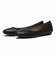 W31945　W GEORGIE BALLET FLATS　BLACK LTR　696262-0001