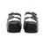 JE-2252　DOUBLE BELT PLATFORM SANDALS　SILVER　694469-0002