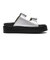 JE-2252　DOUBLE BELT PLATFORM SANDALS　SILVER　694469-0002