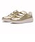 W32407　W GP TOPSPIN TRIPLE STRAP SNKR　SOFT GOLD TALCA　696274-0001