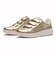 W32407　W GP TOPSPIN TRIPLE STRAP SNKR　SOFT GOLD TALCA　696274-0001