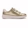 W32407　W GP TOPSPIN TRIPLE STRAP SNKR　SOFT GOLD TALCA　696274-0001