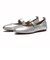 W33350　W GRACLYN MARYJANE BALLET FLAT　SILVER LEATHER　696266-0001