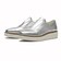 W32193　W OG PLATFORM LACELESS OXFORDS　SILVER TALCA　696279-0001