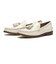 W32737　W LANA LUX TASSEL LOAFERS　IVORY BOX LTR　696277-0001