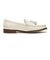 W32737　W LANA LUX TASSEL LOAFERS　IVORY BOX LTR　696277-0001