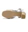 JE80247　CROSS SANDAL 8　SILVER　692588-0002