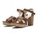 JE80247　CROSS SANDAL 8　CAMEL　692588-0001
