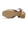 JE80247　CROSS SANDAL 8　CAMEL　692588-0001
