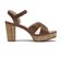 JE80247　CROSS SANDAL 8　CAMEL　692588-0001