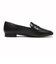 W32637　W TARESE SOFT LOAFERS　BLACK LTR　696281-0001