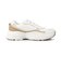 1RM02850H156　FILA WAVY DAY　*White / Brown　694350-0001