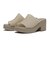 210981-214　BROOKLYN FROSTED SLIDE HEEL W　TAUPE　690774-0001