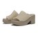 210981-214　BROOKLYN FROSTED SLIDE HEEL W　TAUPE　690774-0001