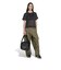 JN6132　W SHEER 3ST TEE　BLACK　689992-0001