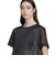 JN6132　W SHEER 3ST TEE　BLACK　689992-0001