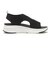 W2059　KNIT SANDAL　BLACK　688110-0001