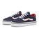 V3854K M.CHK　17-22(H) SCLIPT　NAVY/RED　689105-0002