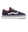 V3854K M.CHK　17-22(H) SCLIPT　NAVY/RED　689105-0002