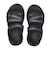 K7169　17-22 DOUBLEFOM SANDAL　BLACK　691518-0001