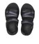 K7169　17-22 DOUBLEFOM SANDAL　BLACK　691518-0001
