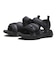 K7169　17-22 DOUBLEFOM SANDAL　BLACK　691518-0001