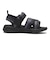 K7169　17-22 DOUBLEFOM SANDAL　BLACK　691518-0001