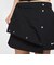 HM6980　W ESS WVN SKORT　010BLK/WHT　695641-0001